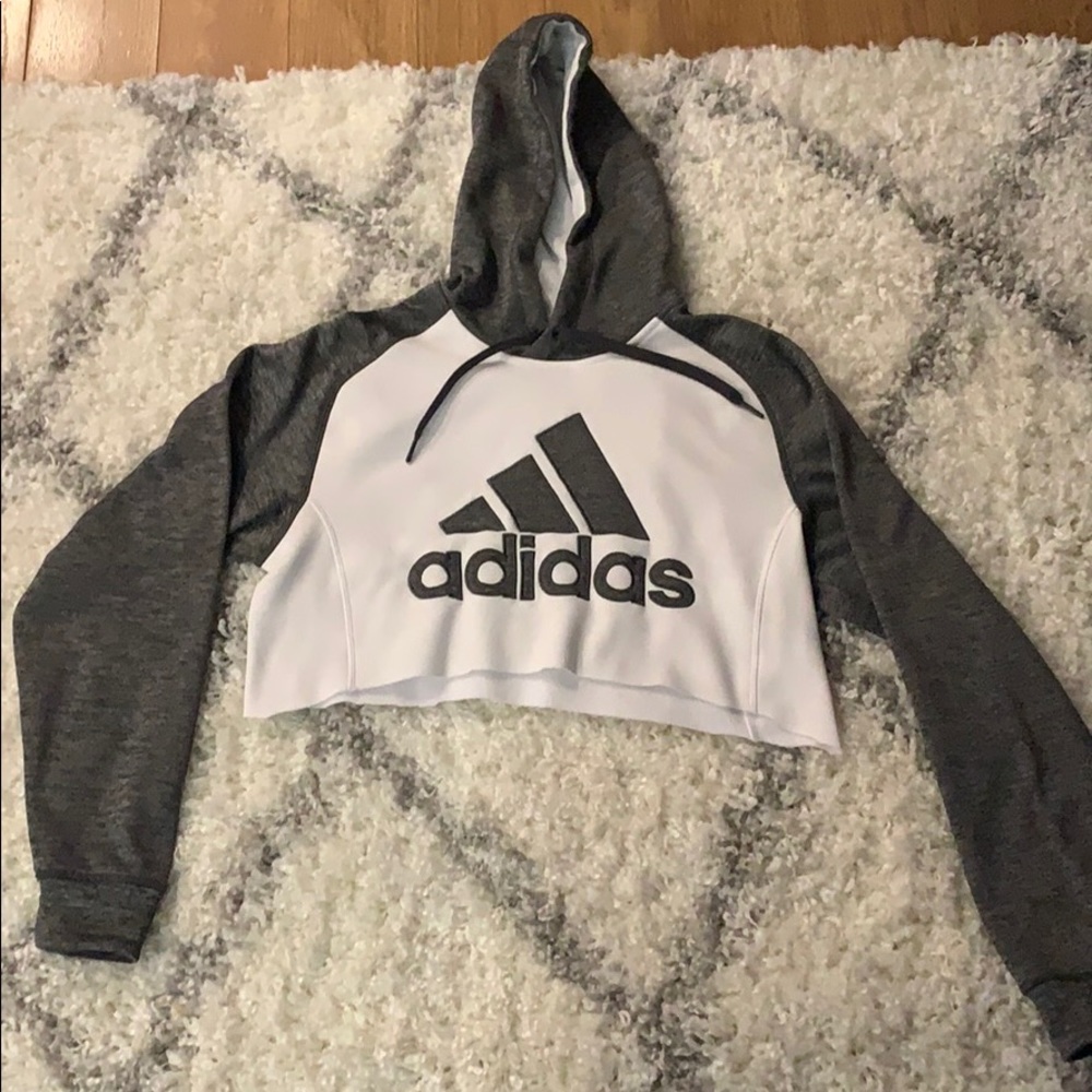adidas cropped hoodie